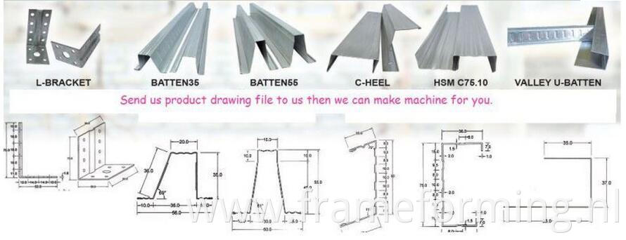 Metal Drywall CW UW Sheet Roll Forming Machine Prices Wall C U Channel Making Machine